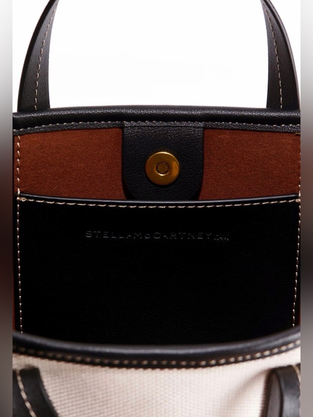 STELLA MCCARTNEY H&M SMALL COATED CANVAS TOTE BAG NWT LIMITED EDITION - Picture 5 of 12